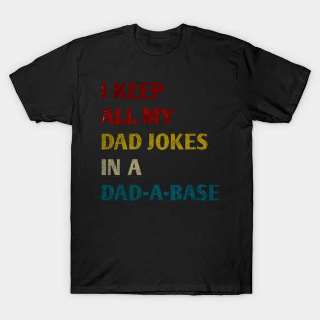 Dad jokes t-shirt T-Shirt by Riss art